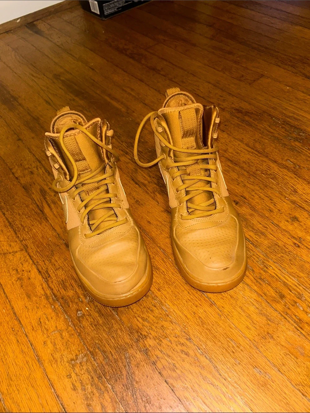 Nike Men's High-Top Sneakers in Wheat/Tan